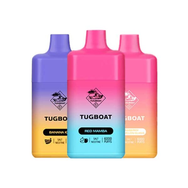 پاد یک بار مصرف 6000 پاف تاگ بوت Tugboat - Image 2