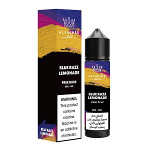 سالت بلوبری لیموناد تمشک آبی الفاخر 60 میل ALFAKHER Blue Razz Lemonade با نیکوتین 3 میلی‌گرم برای پاد سیستم